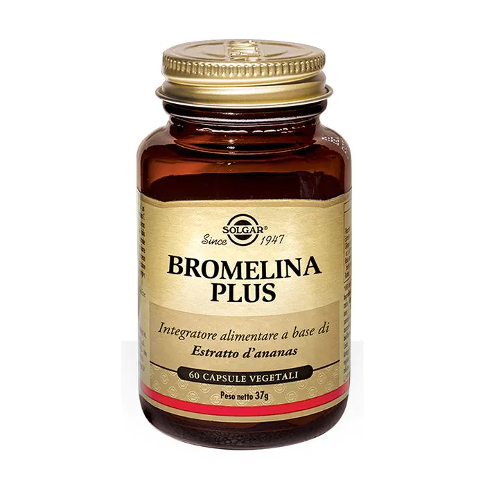 Bromelina plus 60 Tavolette solgar Bromelina plus 60 Tavolette solgar