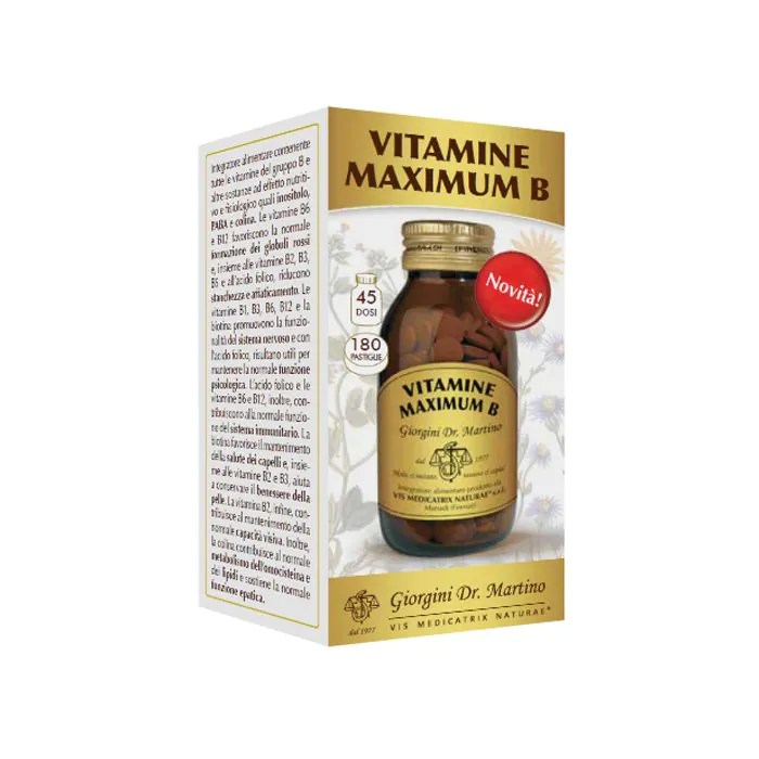 Vitamine maximum b 180 pastiglie Vitamine maximum b 180 pastiglie