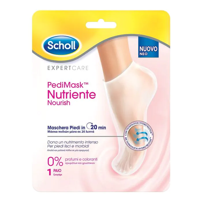 Scholl Pedimask Maschera Piedi Nutriente ai 3 Oli Avocado Argan e Jojoba 2 Paia Scholl Pedimask Maschera Piedi Nutriente ai 3 Oli Avocado Argan e Jojoba 2 Paia