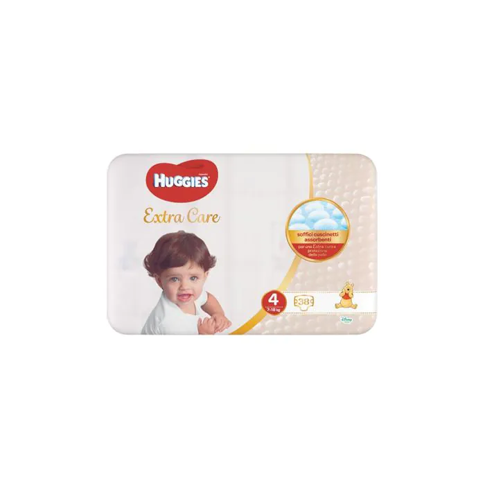 Huggies extra care grande 4 38 pezzi Huggies extra care grande 4 38 pezzi