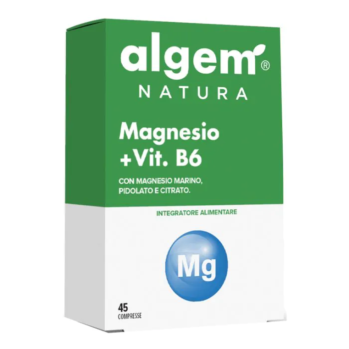 Algem Magnesio + Vitamina B6 45 Compresse Algem Magnesio + Vitamina B6 45 Compresse