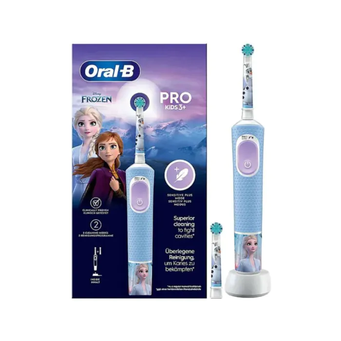 Oral-B Pro Kids Frozen Spazzolino Elettrico + 1 Testina Di Ricambio Oral-B Pro Kids Frozen Spazzolino Elettrico + 1 Testina Di Ricambio