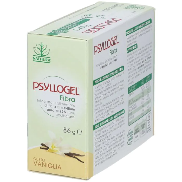 Psyllogel Fibra Integratore Intestinale Gusto Vaniglia Senza Zucchero 20 Bustine