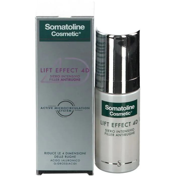 Somatoline Cosmetic Lift Effect 4D Siero Intensivo Filler Antirughe 30 ml Somatoline Cosmetic Lift Effect 4D Siero Intensivo Filler Antirughe 30 ml