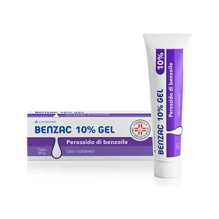 Benzac 10% Gel Perossido di Benzoile 40 g Benzac 10% Gel Perossido di Benzoile 40 g