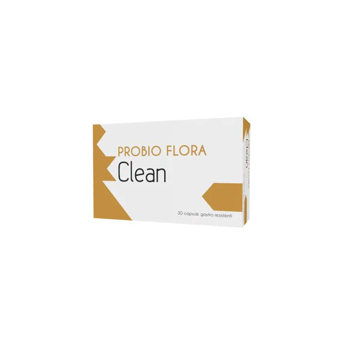 Probio flora clean 30 capsule gastroresistenti Probio flora clean 30 capsule gastroresistenti