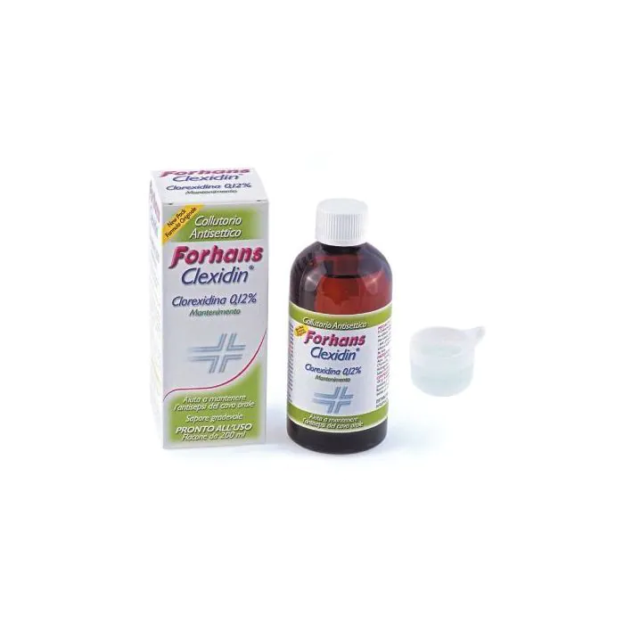 Forhans Collutorio Clexidin 0,12 Senza Alcool 200 ml Forhans Collutorio Clexidin 0,12 Senza Alcool 200 ml