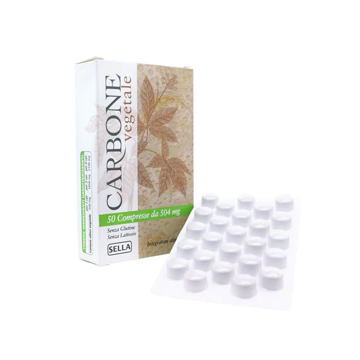 Carbone vegetale 50 compresse Carbone vegetale 50 compresse