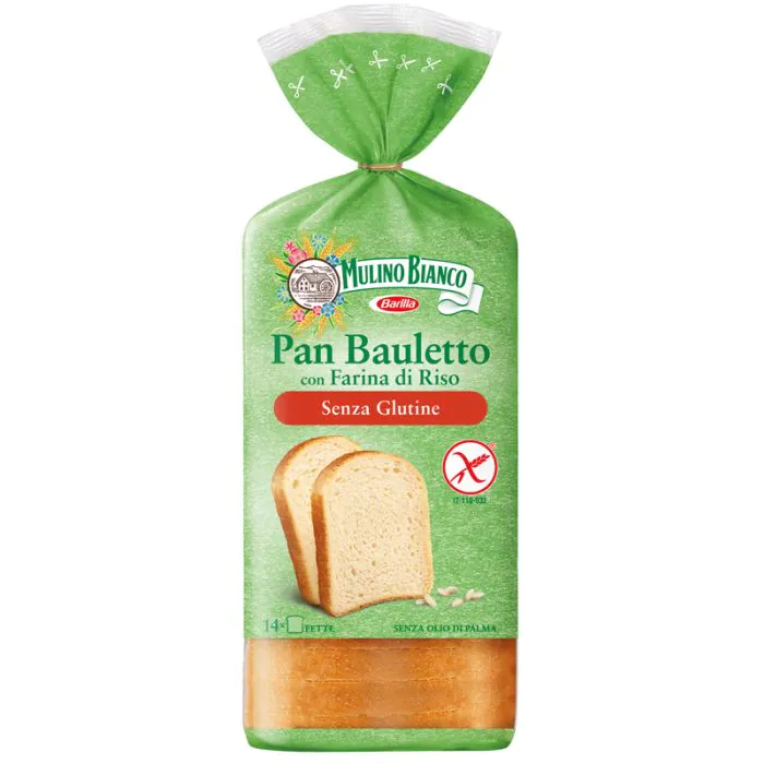 Mulino bianco pane bauletto con farina di riso 300 g Mulino bianco pane bauletto con farina di riso 300 g