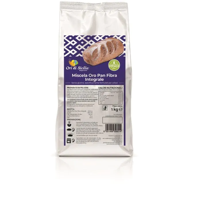 Ori di sicilia mix oro pan fibra integrale 1 kg Ori di sicilia mix oro pan fibra integrale 1 kg