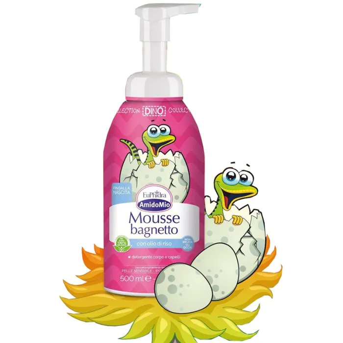 Euphidra amidomio mousse bagnetto 500 ml + libro in omaggio Euphidra amidomio mousse bagnetto 500 ml + libro in omaggio