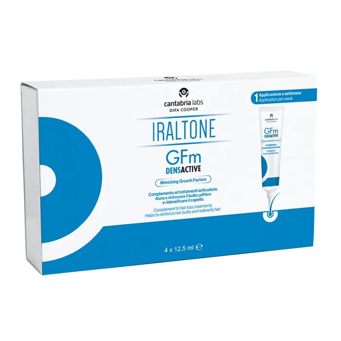 Adenosil GFM Densactive Gel rinforzante ridensificante per caduta dei capelli 4 tubi da 12,5 ml