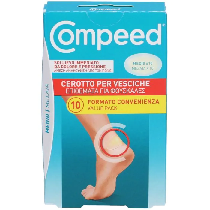 Compeed Cerotti Per Vesciche Formato Convenienza da 10 Cerotti Compeed Cerotti Per Vesciche Formato Convenienza da 10 Cerotti