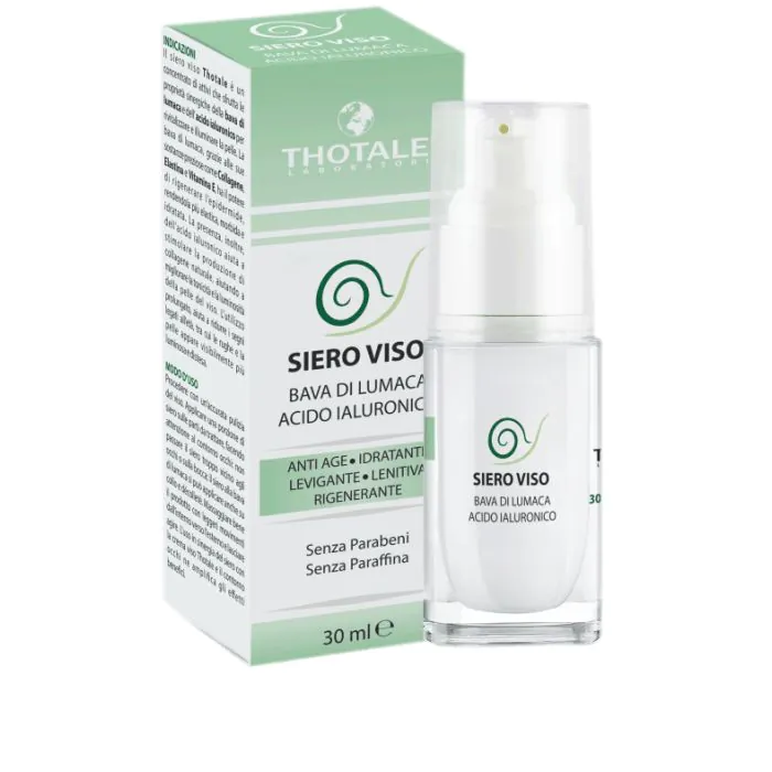 Thotale Siero Viso Bava di Lumaca e Acido Ialuronico 30 ml Thotale Siero Viso Bava di Lumaca e Acido Ialuronico 30 ml