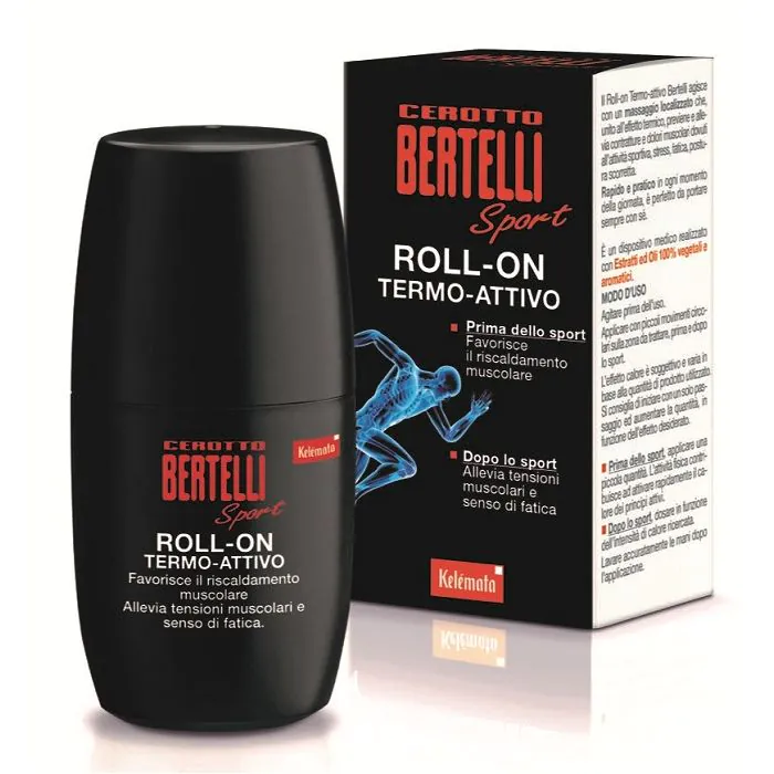 Bertelli cerotto sport roll-on termo-attivo 50 ml Bertelli cerotto sport roll-on termo-attivo 50 ml