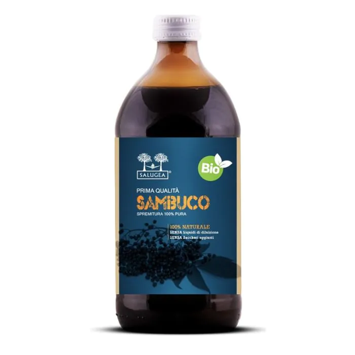 Salugea succo sambuco bio 500 ml Salugea succo sambuco bio 500 ml