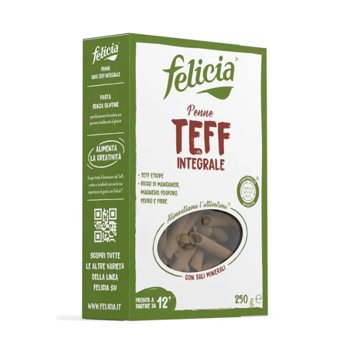 Felicia penne teff integrale 250 g Felicia penne teff integrale 250 g