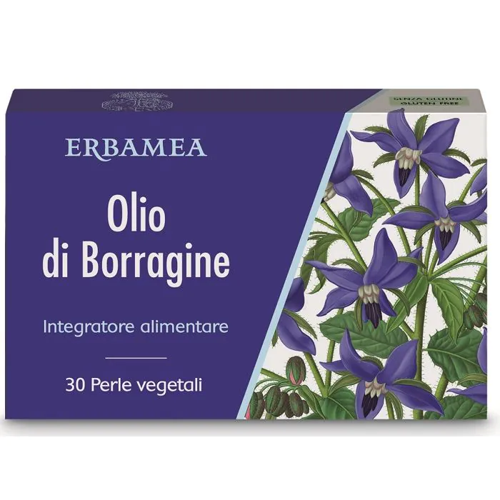 Olio di borragine 30 perle vegetali Olio di borragine 30 perle vegetali
