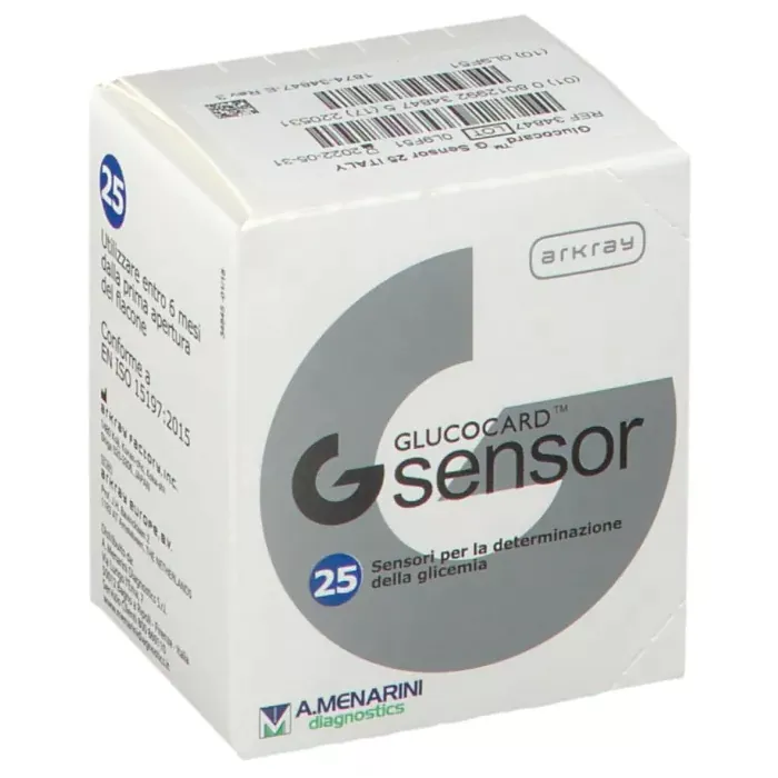 Glucocard G Sensor Strisce Reattive Glicemia 25 Pezzi Glucocard G Sensor Strisce Reattive Glicemia 25 Pezzi