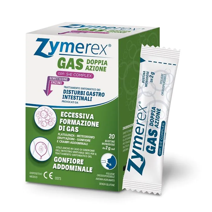 Zymerex Gas Doppia Azione Con SE Complex 20 Bustine Zymerex Gas Doppia Azione Con SE Complex 20 Bustine