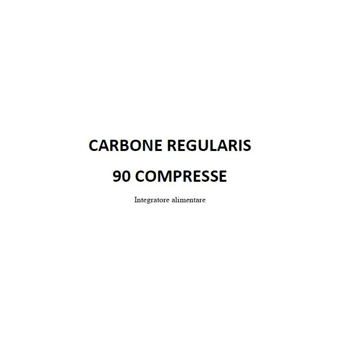 Carbone regularis 90 compresse