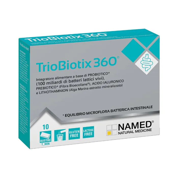 Named Triobiotix 360 Probiotico per Flora Intestinale 10 bustine Named Triobiotix 360 Probiotico per Flora Intestinale 10 bustine