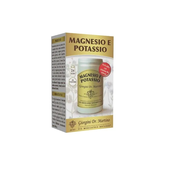 Magnesio e potassio polvere 180 g