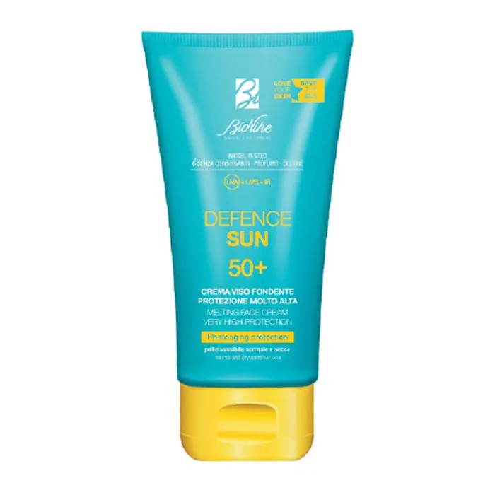 Defence sun crema viso fondente 50+ 50 ml Defence sun crema viso fondente 50+ 50 ml