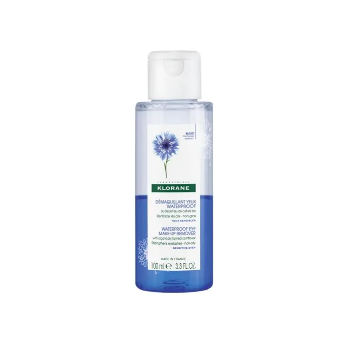 Klorane struccante occhi waterproof fiordaliso bio 100 ml