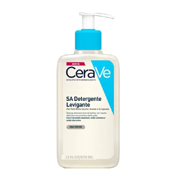 CeraVe Detergenza con Texture Gel non Schiumoso che Deterge, Esfolia e Leviga la Pelle, Proteggendola 473 ml CeraVe Detergenza con Texture Gel non Schiumoso che Deterge, Esfolia e Leviga la Pelle, Proteggendola 473 ml