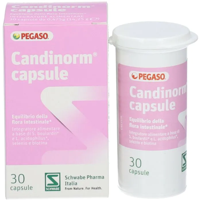 Candinorm Integratore Equilibrio Flora Batterica Intestinale 30 Capsule Candinorm Integratore Equilibrio Flora Batterica Intestinale 30 Capsule