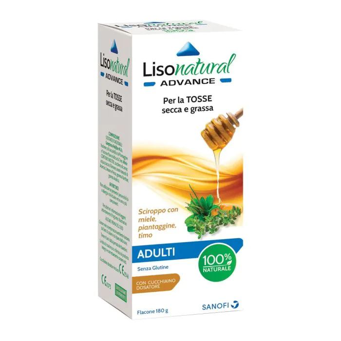 Lisonatural Advance Adulti Sciroppo Tosse Secca e Grassa 180 g Lisonatural Advance Adulti Sciroppo Tosse Secca e Grassa 180 g