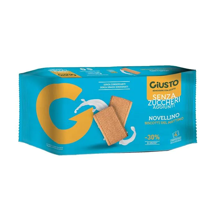 GIUSTO SENZA ZUCCHERO BISCOTTI MATTINO 350 G GIUSTO SENZA ZUCCHERO BISCOTTI MATTINO 350 G