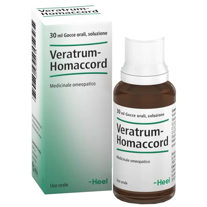 Guna Heel Veratrum-Homaccord Gocce Omeopatiche 30 ml Guna Heel Veratrum-Homaccord Gocce Omeopatiche 30 ml