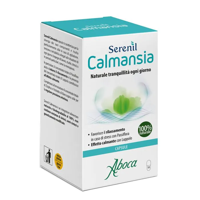 Serenil Calmansia Integratore Calmante 50 Capsule Serenil Calmansia Integratore Calmante 50 Capsule