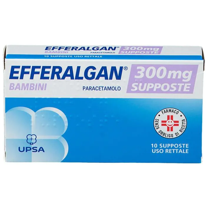 Efferalgan Bambini 300 mg Paracetamolo 10 Supposte