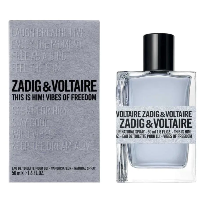 Zadig&voltair him this is freedom eau de toilette 50 ml Zadig&voltair him this is freedom eau de toilette 50 ml