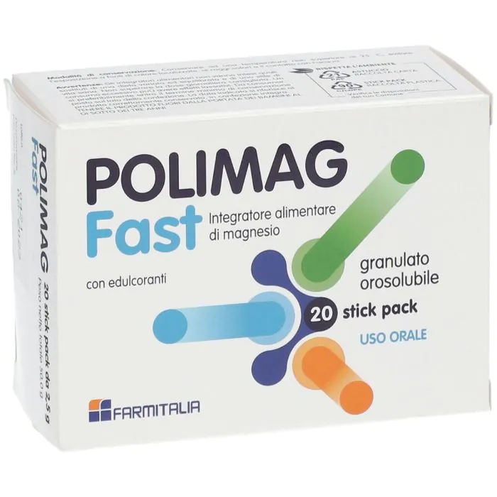Polimag Fast Integratore 20 Bustine Polimag Fast Integratore 20 Bustine