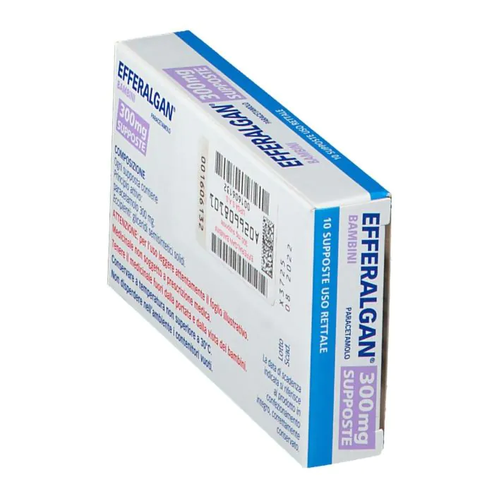 Efferalgan Bambini 300 mg Paracetamolo 10 Supposte