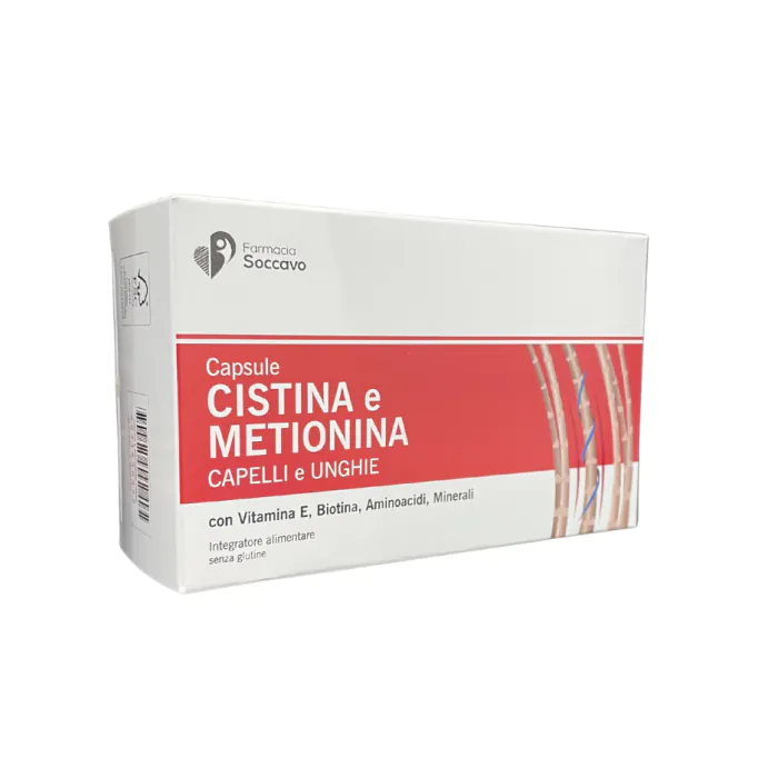 Cistina e metionina integratore capelli e unghie 120 capsule