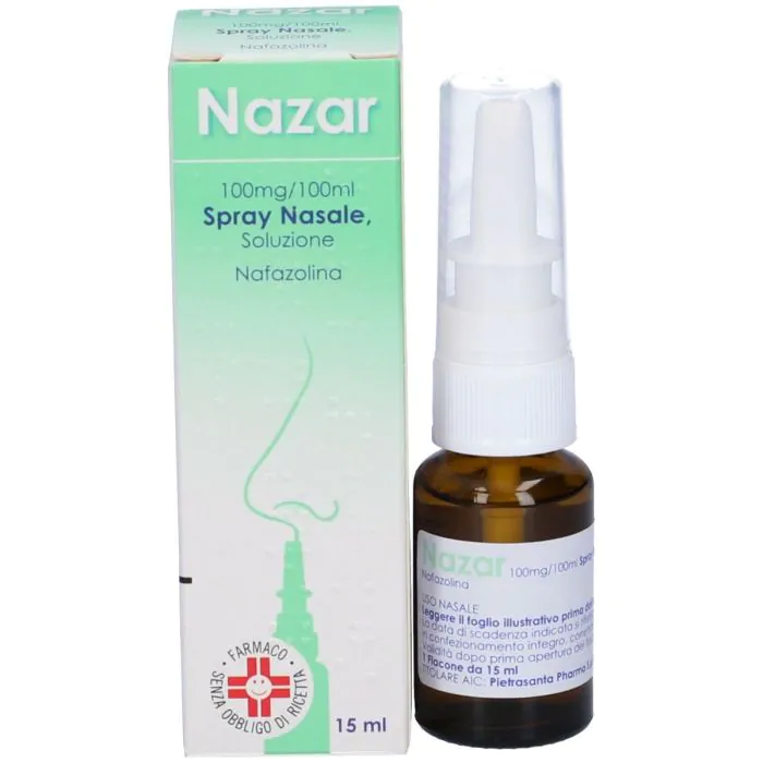 Nazar spray nasale 100mg/100 Flaconcino Spray 15 ml Nazar spray nasale 100mg/100 Flaconcino Spray 15 ml