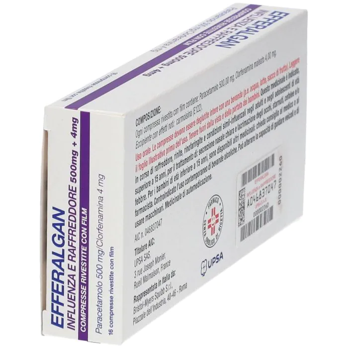 Efferalgan Influenza e Raffreddore 16 Compresse