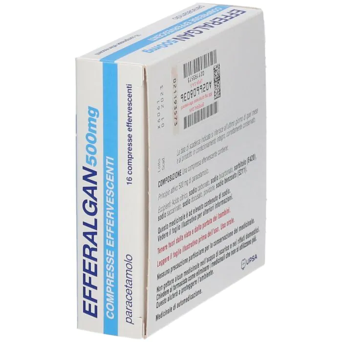 Efferalgan 500 Mg Paracetamolo 16 Compresse Effervescenti