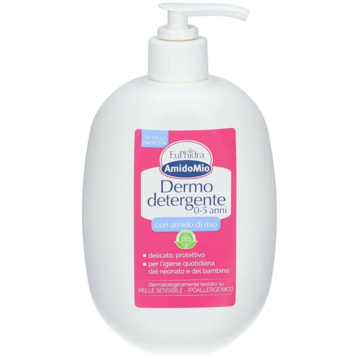 Euphidra AmidoMio Dermodetergente Idratante Per Neonati E Bambini 0-5 Anni 400 ml