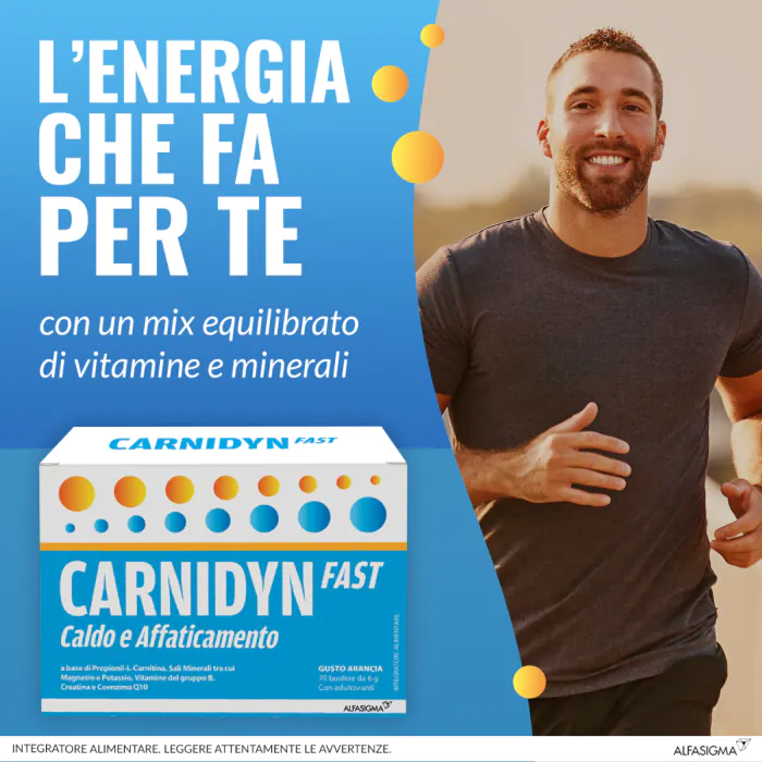 Carnidyn Fast Magnesio e Potassio 20 Bustine