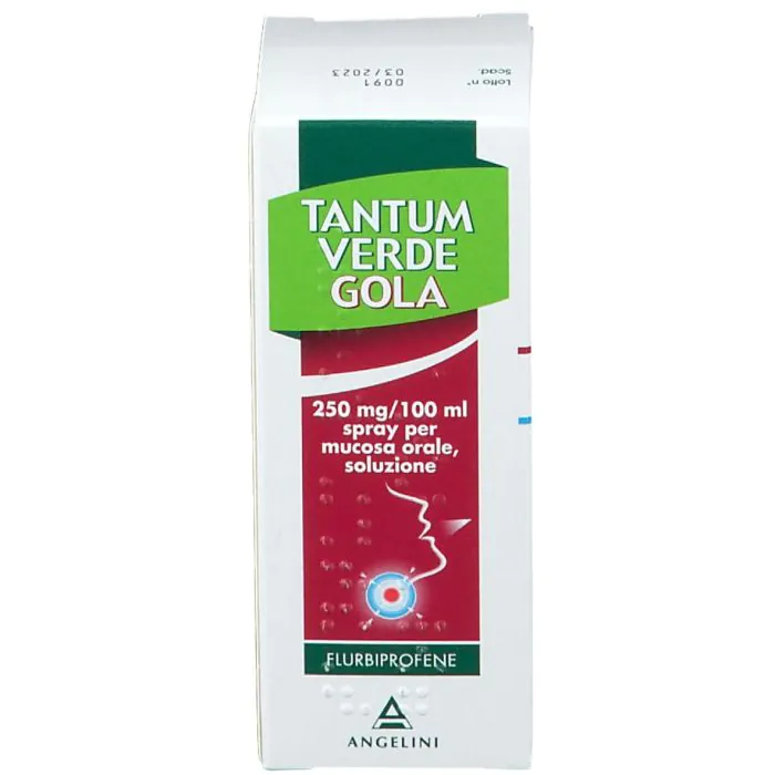 Tantum Verde Gola Spray 0,25% Soluzione Per Mucosa Orale 15 ml