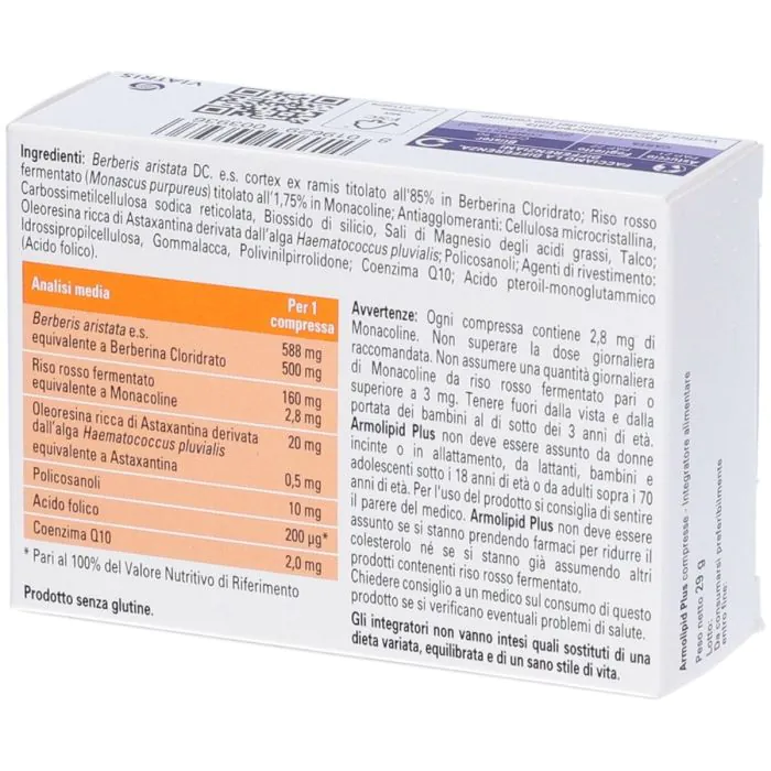 Armolipid Plus 30 Compresse Integratore Per Il Colesterolo