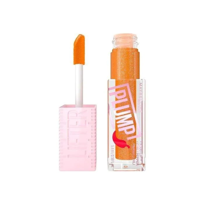 MAYBELLINE - Lifter Plump - Lip Gloss Rimpolpante N. 008 Hot Honey MAYBELLINE - Lifter Plump - Lip Gloss Rimpolpante N. 008 Hot Honey