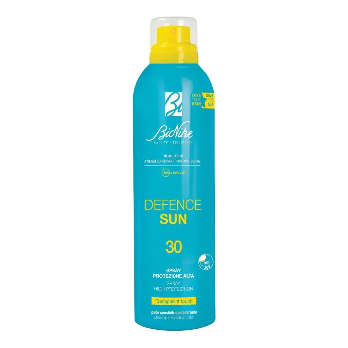 Bionike Defence Sun Spray Trasparente SPF 30 Tocco Secco 200 ml Bionike Defence Sun Spray Trasparente SPF 30 Tocco Secco 200 ml
