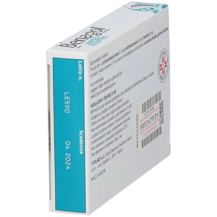 Benagol Pastiglie Mentolo Eucalipto Antisettico Cavo Orale 16 Pastiglie